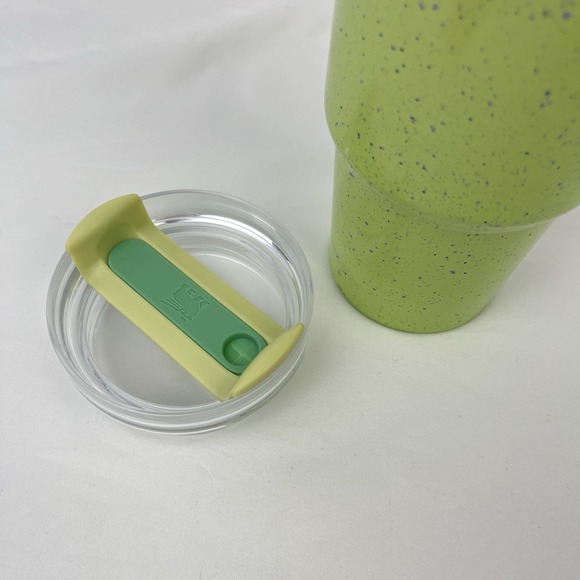 Stanley Flowstate Quencher H2.0 Tumbler Cup 30 oz Green Citron Speckle W/ Lid - Picture 7 of 9